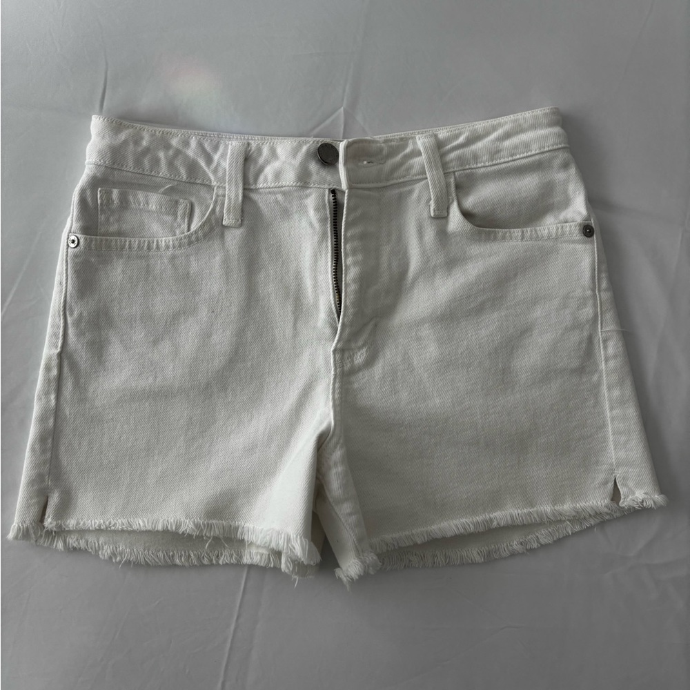 Just Black Women's White Jean Shorts